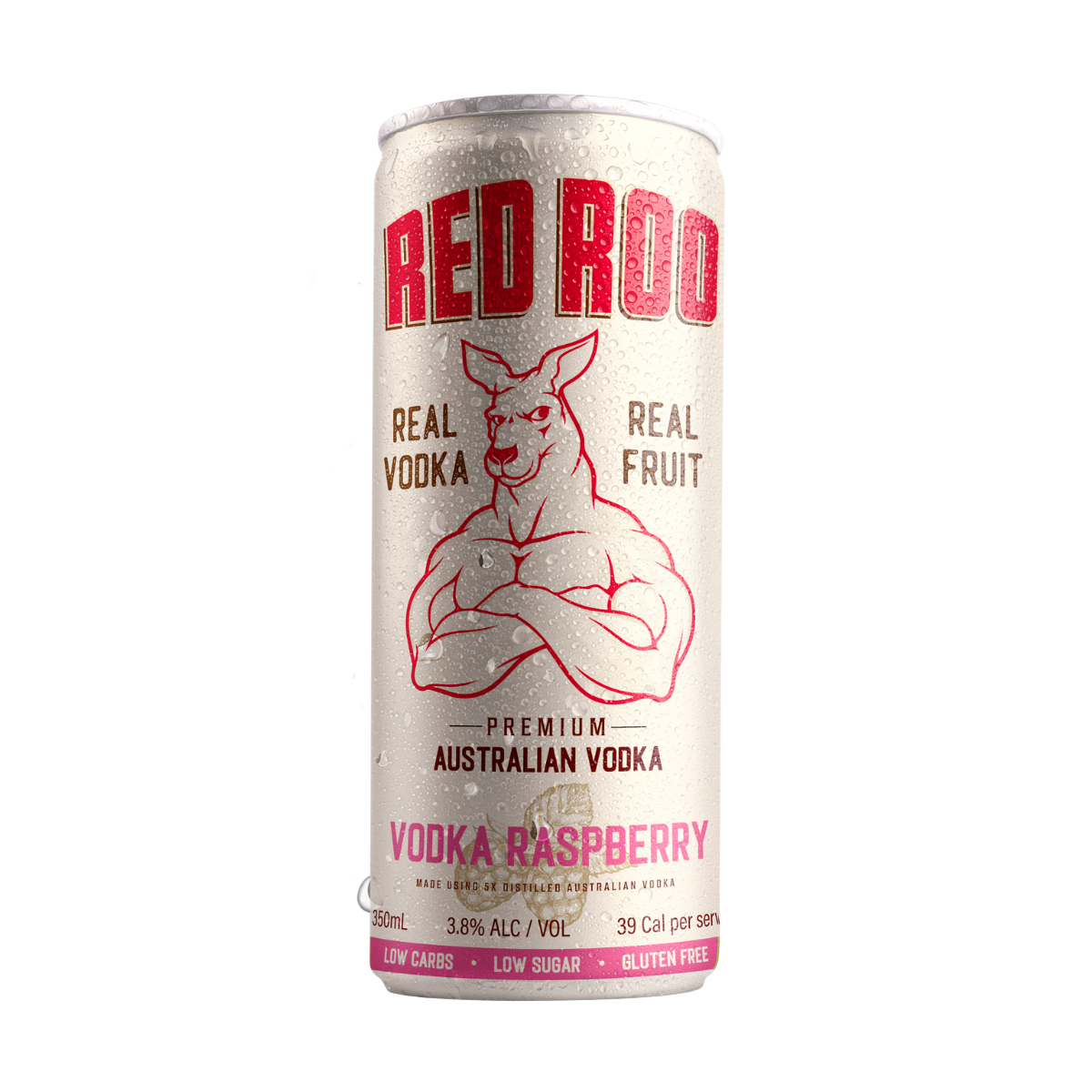 Raspberry & Soda 350ml Cans